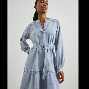 Rails Lila Faded Indogo Dress Size L